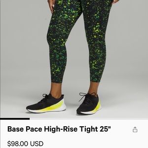 Brand new with tags base pace authentic lululemon leggings